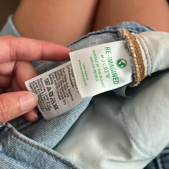 “J.Crew: Mid-rise flare crop” Great condition, lighter wash - Picture 9 of 10